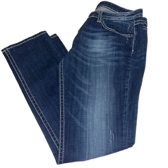 Skinny lightly distressed jeans.  Worn twice. - Picture 1 of 7